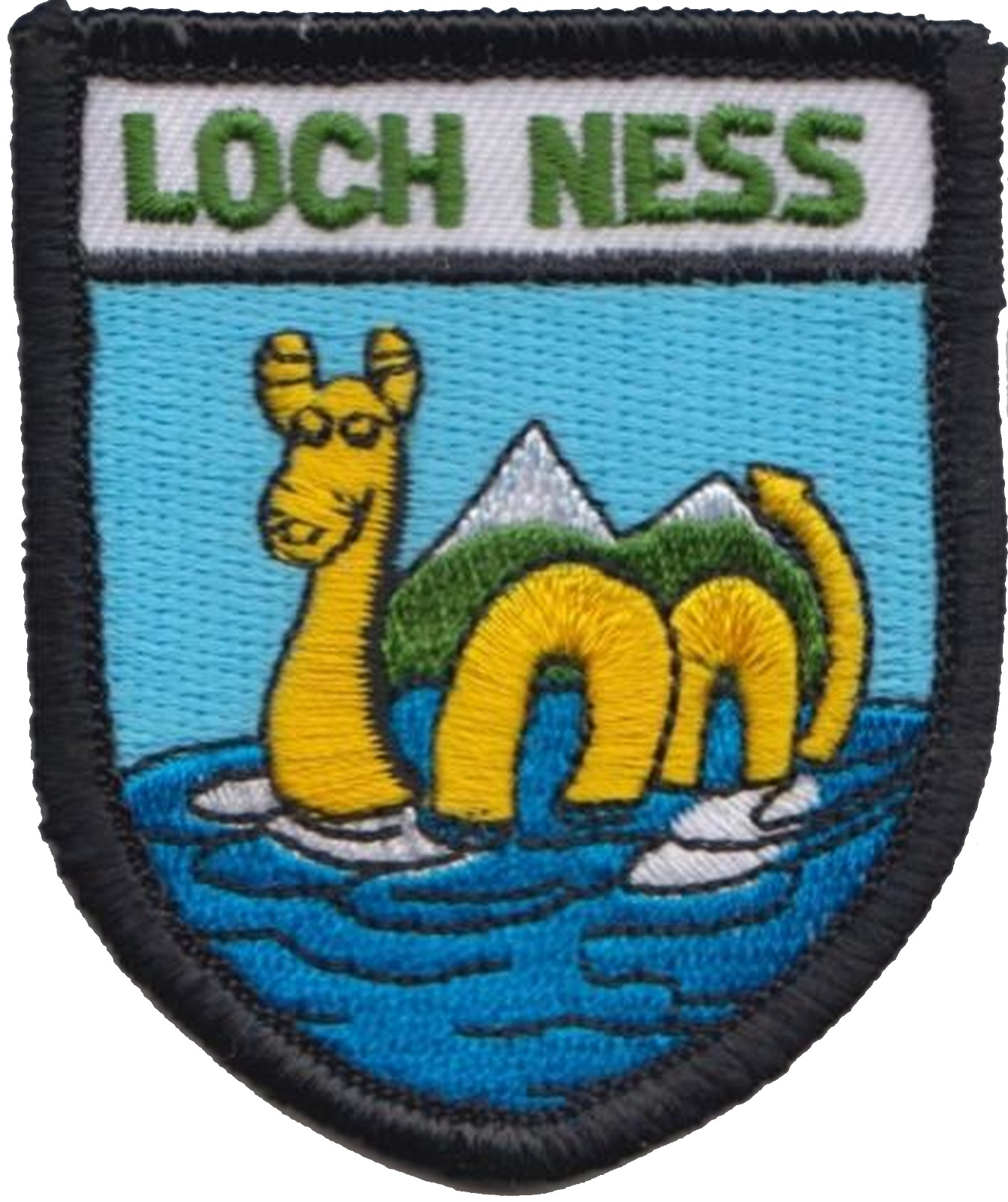 Loch Ness Monster Nessie Scotland Embroidered Patch